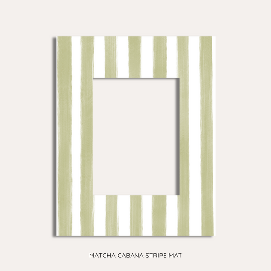 Matcha Cabana Stripe Photo Mat