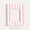 Ballet Pink Cabana Stripe Photo Mat