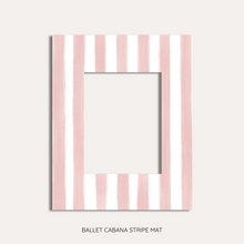  Ballet Pink Cabana Stripe Photo Mat