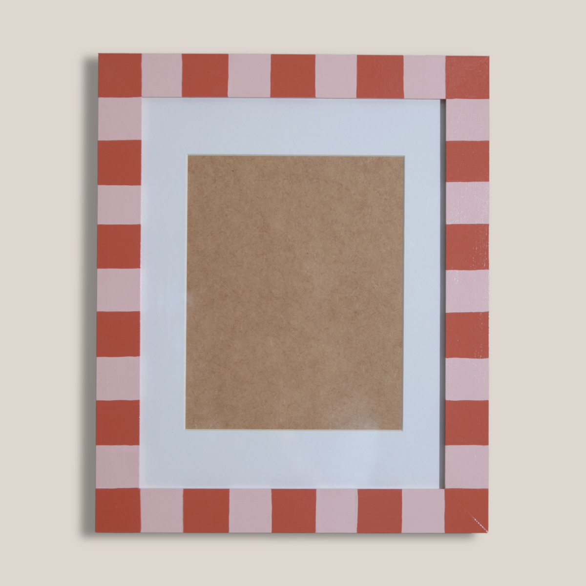Chunky Stripe Frame : Ballet Pink – Lily Field Studio