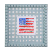  Powder Blue Gingham Flag