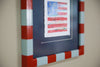 Red & Blue Stripe Flag