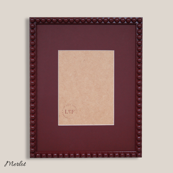 Merlot Monochrome Frame + Mat