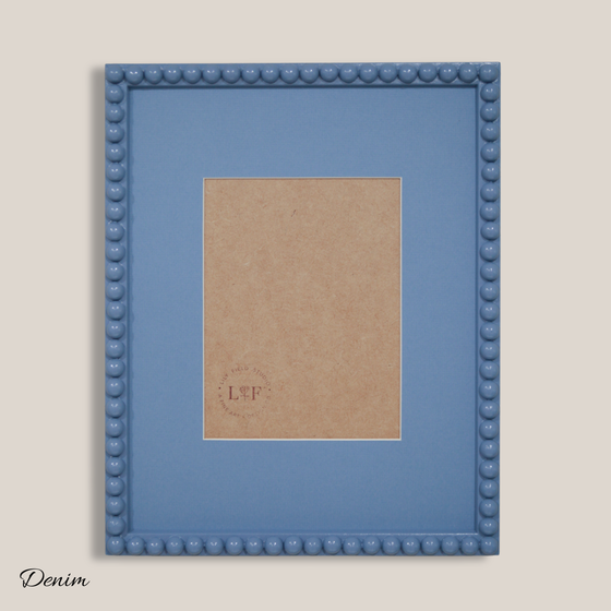 Denim Monochrome Frame + Mat