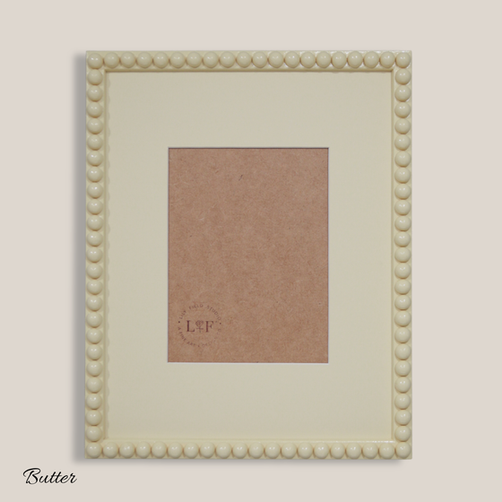 Butter Monochrome Frame + Mat