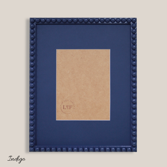 Indigo Monochrome Frame + Mat