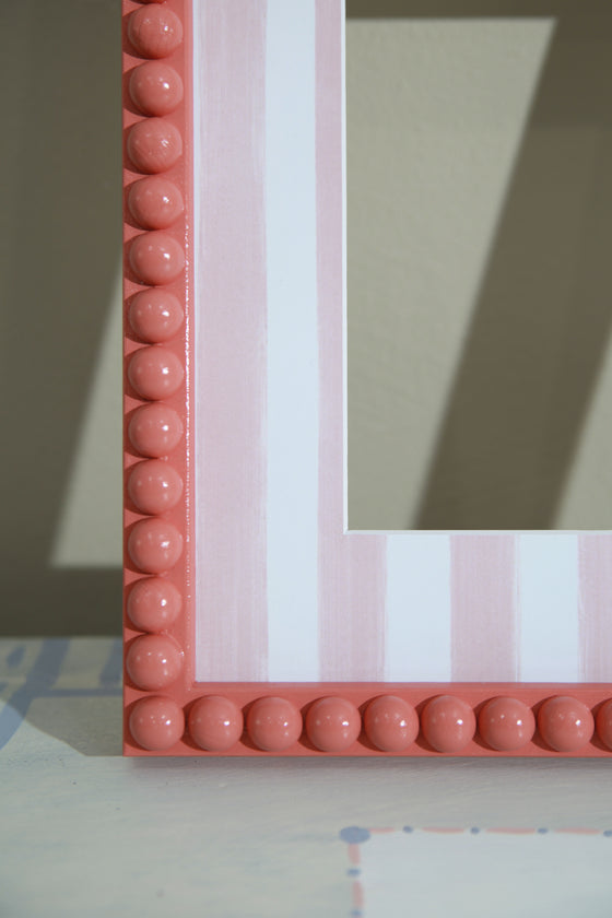 Coral Pink Bobbin Frame