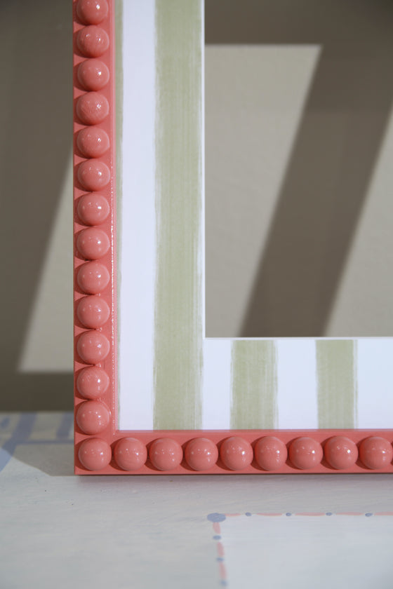 Coral Pink Bobbin Frame