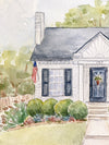 Custom Watercolor House Portrait